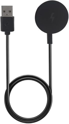 REDYY Convenient Black Watch Charger Compatible for Michael-Kors Access Sofie, Bradshaw, Grayson Smartwatch Charger with 1m USB Type A Cable, Fast Charging, ABS & PC Material, Over-Current Protection in Kuwait