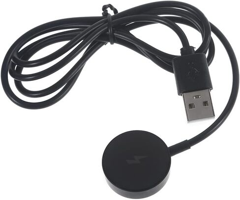 REDYY Convenient Black Watch Charger Compatible for Michael-Kors Access Sofie, Bradshaw, Grayson Smartwatch Charger with 1m USB Type A Cable, Fast Charging, ABS & PC Material, Over-Current Protection in Kuwait