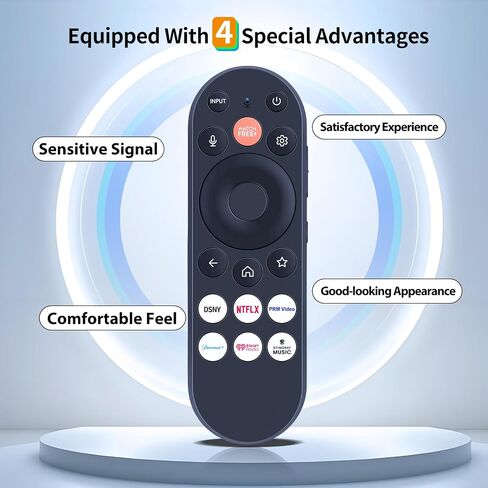 XRT290 Replacement Voice Remote Control for VIZIO Smart TV, ONN SmartCast in Kuwait