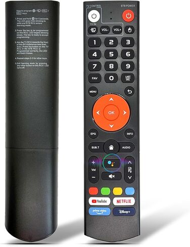 New V3 Plus Voice Remote Control Replacement - Compatible with vSeeBox V3 Pro and V3 Plus, Smart Bluetooth Voice Remote for vSeeBox TV Box in Kuwait