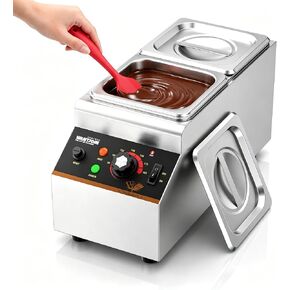 WantJoin Chocolate Tempering Melting Machine 2-Tank 1/3 Size 18Lbs Capacity in Kuwait