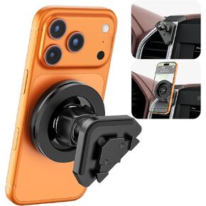 APPS2Car Magnetic Vent Mount for Ford F-150 (2015–2020), Super Duty (2017–2021) & 2022 (XL & XLT), Expedition (2018–2021), 17 Magnets, No Shake, No Block Airflow, Clear View, Easy Install in Kuwait