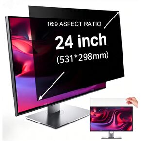 Computer Privacy Screen Filter for 16:9 Widescreen Monitor, Anti Blue Light Anti Glare for All Mainstream PC Monitor Notebook, Removable Privacy Screen Protector Cover for Office Home Travel (32inch) in Saudi Arabia
