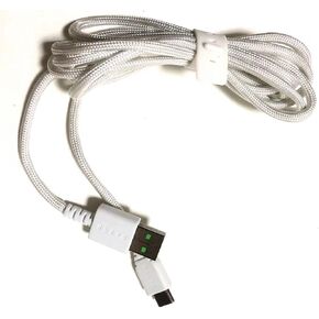 Suitable for Razer USB-C to USB Data and Charging Cable, Suitable for Viper V2/HeadeAdder V3/Basilisk V3 Wireless Gaming Mouse (White) in Kuwait