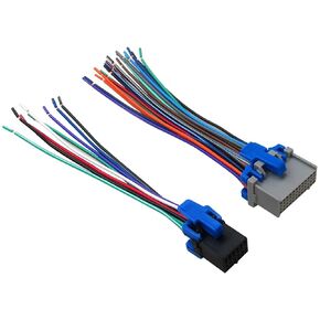 Improved OE Radio Wiring Harness Plug Replacement Compatible with 2006-2009 Hummer H3 Car Stereo Replacement in Kuwait