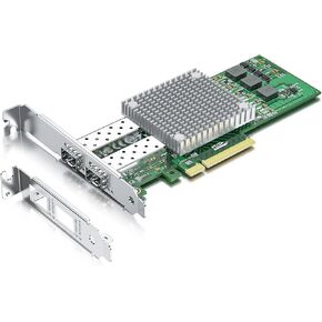 H!Fiber 10Gb PCI-E Network Card NIC, Dual RJ45 Copper Ports, Compare to Intel X540-T2, with Intel X540-BT2 Chip, PCIe X8, 10Gbase-T Ethernet LAN Adapter Support Windows Server/Windows/Linux/VMware ESX in Kuwait