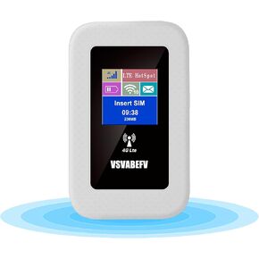 4G LTE Portable Mobile WiFi Hotspot Device for Travel, 150 Mbps Wireless Portable Hotspot No Contract, Hot Spots for WiFi Support 10 Devices, AT&T T-Mobile Mint, B2/B4/B5/B12/B17 in Saudi Arabia