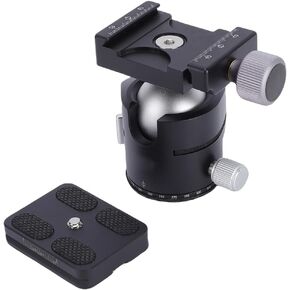 32mm Tripod Ball Head, Aluminum Quick Lock Camera Head, Compact in Saudi Arabia