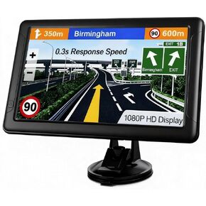 7/9 Inch Touch Screen Truck GPS for Commercial Drivers | Lifetime Free 2026 Maps, Hands-Free Voice Guidance, Custom Truck Routing & Speed Safety Alerts in Kuwait