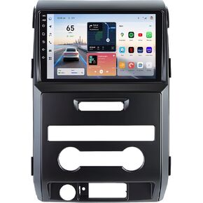 8Core Car Radio for Ford F150 2009-2014: 9 Inch HD Touchscreen Stereo with Wireless Carplay Android Auto 5G WiFi GPS Bluetooth FM 15EQ DSP SWC 1080P Backup Camera (Only fit Manual AC) in Kuwait