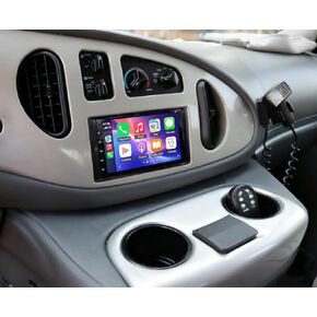 4+64G Android 14 Double Din Car Radio for Ford E150 E250 E350 1998 1999 2000 2001 2002 203 2004 2005 2006 2007 2008, 7'' Touch Screen Head Unit Car Stereo w/Carplay Android Auto Bluetooth GPS WiFi FM in Kuwait