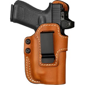 Leather IWB Holster for Glock 19/17 with TLR-7/8, Optic Ready, Right Hand in Kuwait