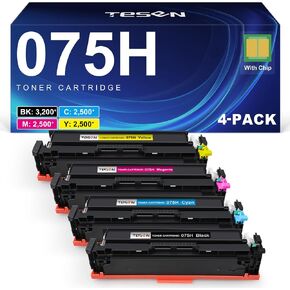 TESEN 075H 075 Toner Cartridge Set MF665CDW LBP646Cdw 4 Pack High Capacity in Saudi Arabia