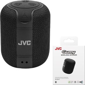 JVC Portable Gumy Wireless Speaker with Surround Sound, Bluetooth 5.3, Lightweight, TWS Capability, USB-C, up to 15-Hour Battery Life - SPSG1BTB (Black) in Kuwait