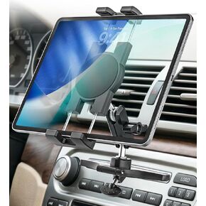 Car CD Slot Tablet Mount for 4-13" Device, Anti-Shake Extended Aluminum Arm in Saudi Arabia