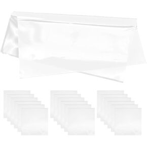 Generic 60pcs Plastic Vinyl Record Outer Sleeves Adhesive Seal Sturdy Protective Vinyl Album Covers Fingerprint-Free Storage in Kuwait