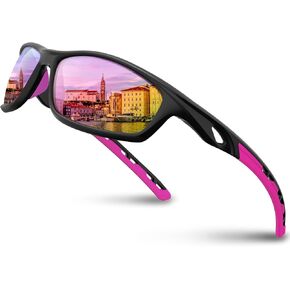 RIVBOS Womens Polarized Sports Sunglasses UV400 for Driving Cycling RB833 in Kuwait