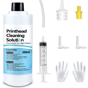 Printer Cleaning Kit for Epson, Printhead Cleaning Kit for HP Inkjet 100mL in Kuwait