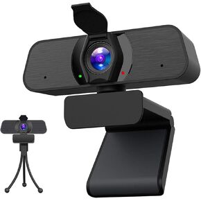 Webcam with Microphone 1080P HD for Streaming Conference Live Broadcast Recording Gaming Online Classes Desktop Laptop Windows in Kuwait