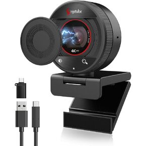 Angetube 4K Webcam for PC&Mac, 1080P@60fps Autofocus Webcam with Microphone in Kuwait