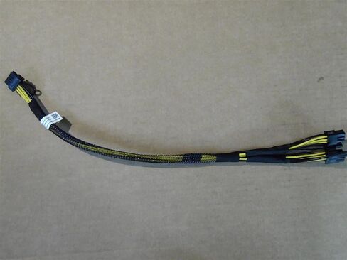 for DELL EMC POWEREDGE R7525 R750 R750XS GPU Power Cable 16" 12 PIN to 8+8 DPHJ8 in Kuwait