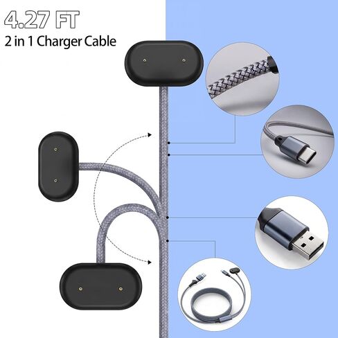 2 in 1 Charging Cable Only Compatible with Fit-bit Air in Kuwait