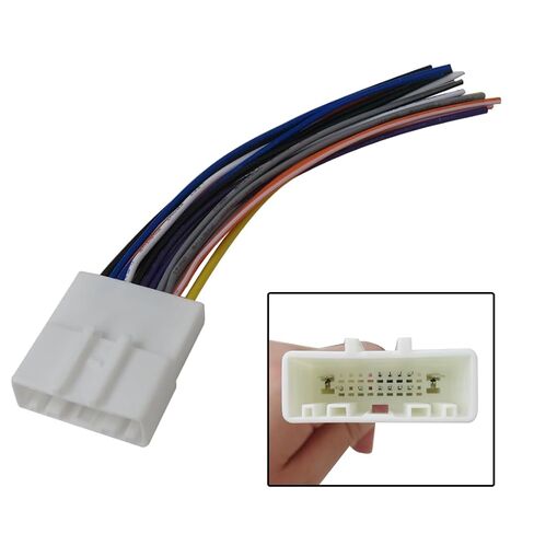 Loner 20-pin Headunit/Radio Wiring Harness Replacement Fit for Nissan 2009-2011 Frontier King Cab XE &SE 4-cyl & Fit for Nissan 2008 Frontier (Late Production) in Saudi Arabia