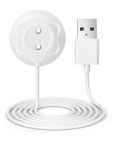 Rose Charger Replacement, Magnetic USB Charging Cable, Fast Charging Dock Set for Rose (Creamy White) in Kuwait