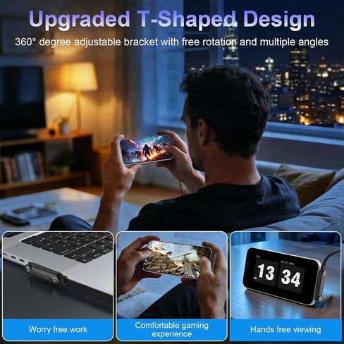 240w Fast Charging USB Type-C Cable 5FT with Built-in Invisible Phone Stand in Kuwait