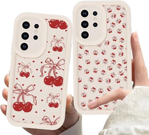 2 Pack Flower Bow Phone Case for Samsung Galaxy A15 5G 6.5",Cute Floral Girly Ribbon Bows Cases Aesthetic Summer Cover,Pink Soft Protective Shockproof Funda for Girls Women for Samsung A15 5G in Kuwait