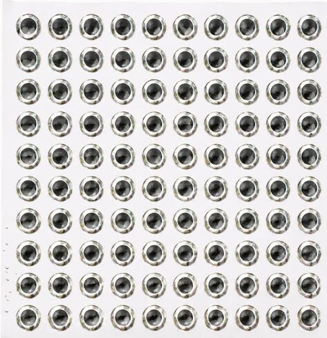 300PCS 3D Fishing Lure Eyes, 10mm Water Proof Fish Eye Fly Tying, PPC Material Lures Crafts for Fly Tying, Jig Making in Kuwait