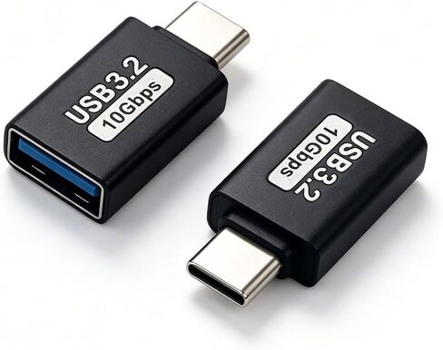 USB C Male to USB A Female Adapter, 2 Pack in Kuwait