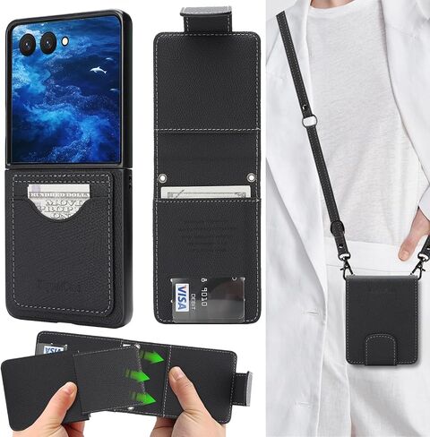 Wallet Case for Samsung Galaxy Z Fold 8 Ultra with Wristband G1 Pink in Kuwait