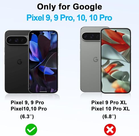 2 in 1 Case for Google Pixel 9 10 Pro with Belt Clip Defender, Heavy Duty Shockproof Holster with 360 Rotating Kickstand in Kuwait