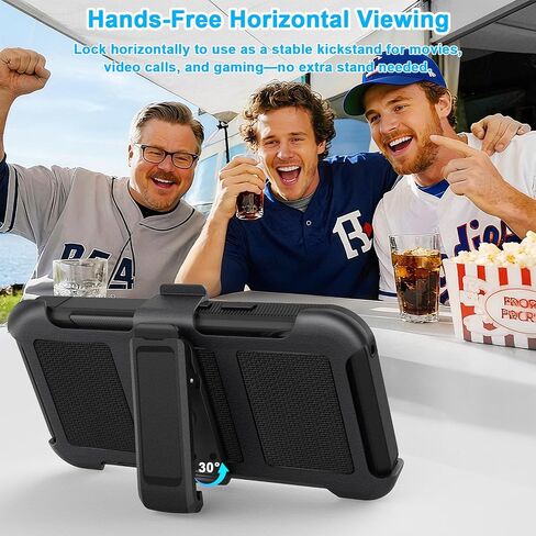 2 in 1 Case for Google Pixel 9 10 Pro with Belt Clip Defender, Heavy Duty Shockproof Holster with 360 Rotating Kickstand in Kuwait