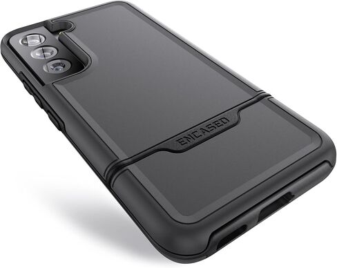 Rebel Series Designed for Samsung Galaxy S21 Belt Clip Case (2021) Protective Heavy Duty Holster Phone Case - Black (Black) in Kuwait