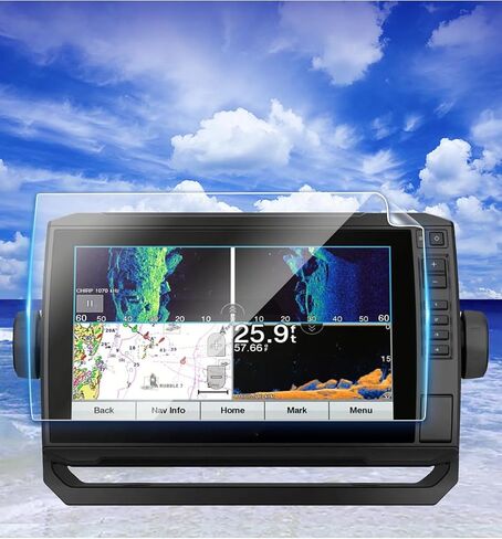Fish Finder Echomap【UHD2】 9Inch Nano Screen Protector Compatible with Gar*min Echomap UHD2 92sv 93sv 94sv 95sv Chartplotters Touchscreen EchoMAP Boat GPS Anti-Scratch HD Clear[NOT for UHD 9"] in Kuwait