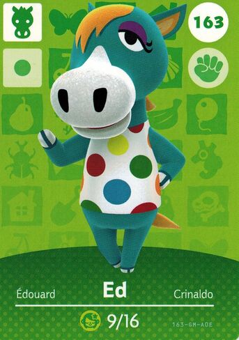 Nintendo Animal Crossing Happy Home Designer Amiibo Card Ed 163/200 USA Version in Kuwait