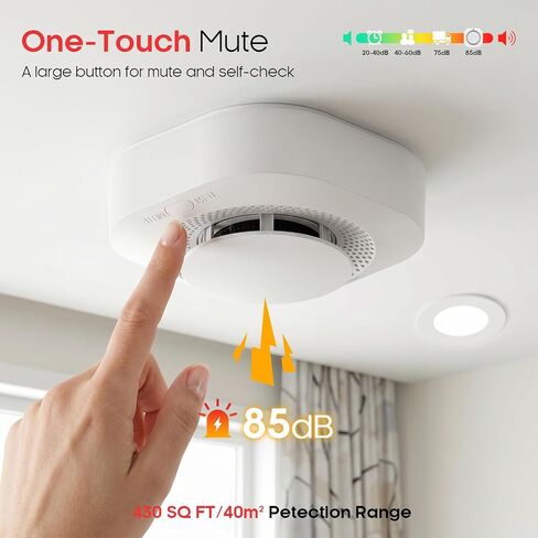 Small Siren Alarm for Home,Air Detector Home Protector,8 PCS in Kuwait