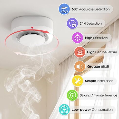 Small Siren Alarm for Home,Air Detector Home Protector,8 PCS in Kuwait