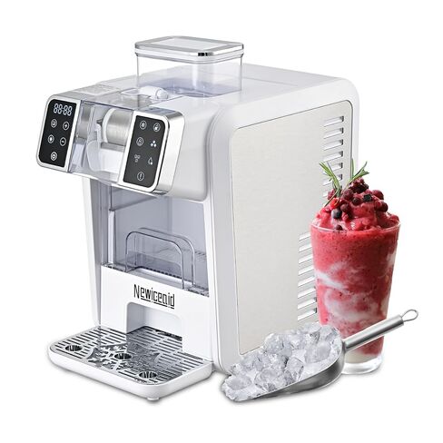 2-in-1 Ice Maker & Shaved Ice Machine, 21 Cubes/20 Mins, White in Kuwait