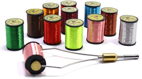 300D Fly Tying Floss Thread 10 Colors Silky Fly Tying Materials 180yds/Spool Multifilament High Gloss Smooth Flat Thread for Salmon&Steelhead Fly Pattern Wet Nymph Streamer Fly Body Wrapping in Kuwait