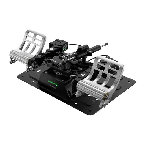 WINCTRL: Orion Metal Flight Rudder Pedals (With Damper Edition) - Full Metal Frame, Stainless Steel Center-Return, Quick-Swap Springs, Realistic Aircraft Control, 3 Control Modes, Hall Sensors in Saudi Arabia