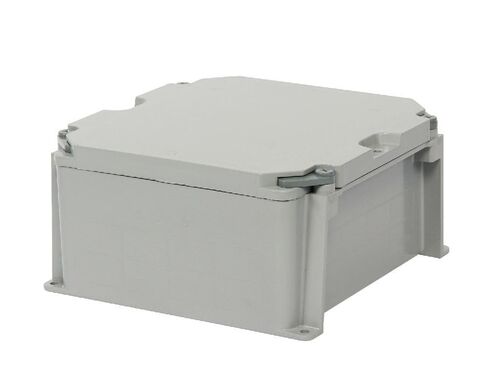 KRALOY 278306 4X8X8 INCH, Enclosure, Gray, MOUNTING FEET Cover, PVC, Surface Mount in Kuwait