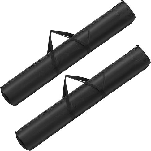 2 Pack Camping Chair Replacement Bag, 47 x 7.4 Inch Heavy-Duty Nylon Carry Bag with Handle Strap for Folding Chairs, Outdoor Camping Sports Storage, Black (Only Bag) in Kuwait