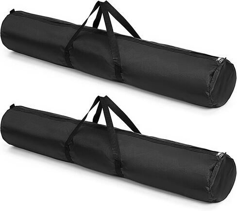 2 Pack Camping Chair Replacement Bag, 47 x 7.4 Inch Heavy-Duty Nylon Carry Bag with Handle Strap for Folding Chairs, Outdoor Camping Sports Storage, Black (Only Bag) in Kuwait