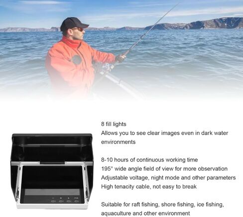 1080P HD Underwater Fishing Camera with 5.0 Inch for Fish School Finding Water Fishing Camera in Kuwait