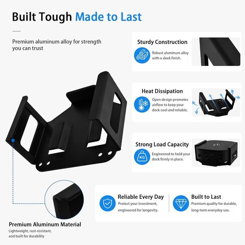 IFCASE Wall/Under Desk Mount for HP USB-C Dock G5 Docking Station in Kuwait