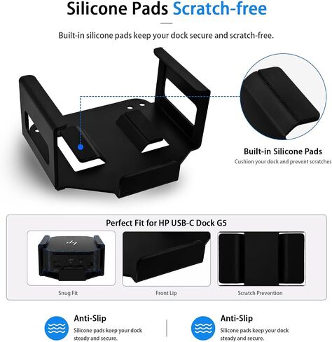 IFCASE Wall/Under Desk Mount for HP USB-C Dock G5 Docking Station in Kuwait
