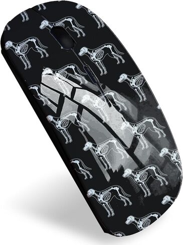 Mingdao Portable Optical Wireless Computer Mouse with Stylish Design, 2.4GHz USB Receiver, Dinosaurs Skeleton MD8550 in Kuwait